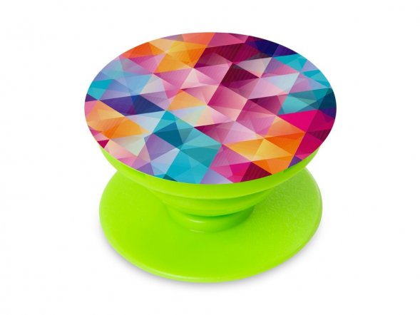 Держатель для телефона Pop Stand, зеленое яблоко 