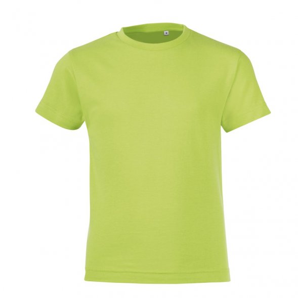 Футболка детская Regent Fit Kids, зеленое яблоко 