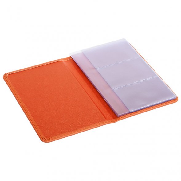 Визитница Brand, оранжевая 