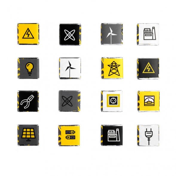 Набор c горьким шоколадом Industry, энергетика 