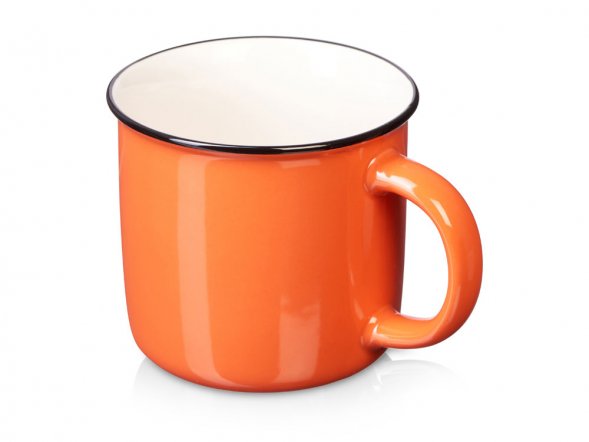 Кружка с каймой Countryside M, оранжевый 410ml 