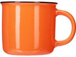 Кружка с каймой Countryside M, оранжевый 410ml