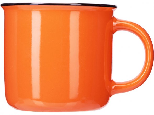 Кружка с каймой Countryside M, оранжевый 410ml 