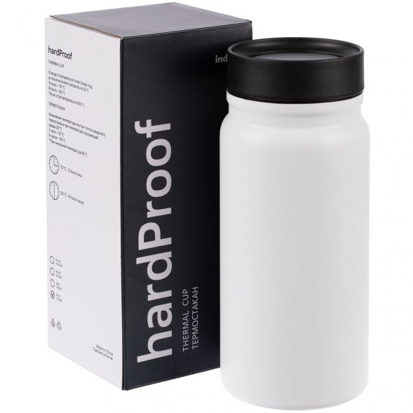 Термостакан Hardproof, белый 