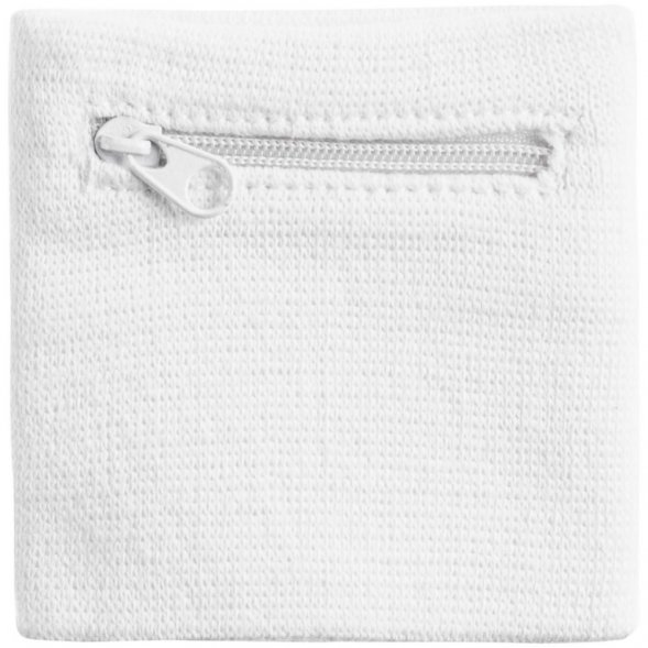 Напульсник с карманом Fiksu, белый 