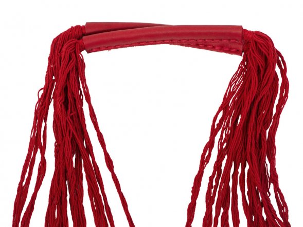 Авоська Dream L наплечная 25 литров с кожаными ручками, красный (1) 