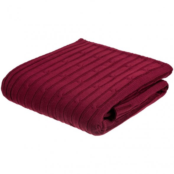 Плед Remit, бордовый 