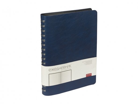 Ежедневник полудатированный А5 Orbit, синий 