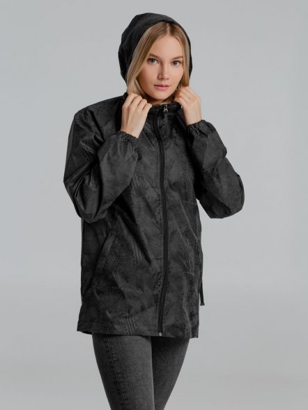 Ветровка светоотражающая Finvind, темно-серая 