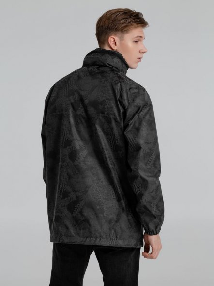 Ветровка светоотражающая Finvind, темно-серая 