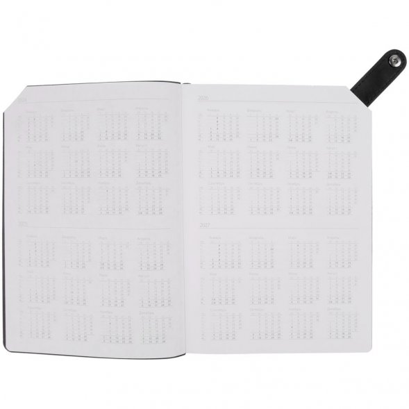 Ежедневник Angle, недатированный, черный 