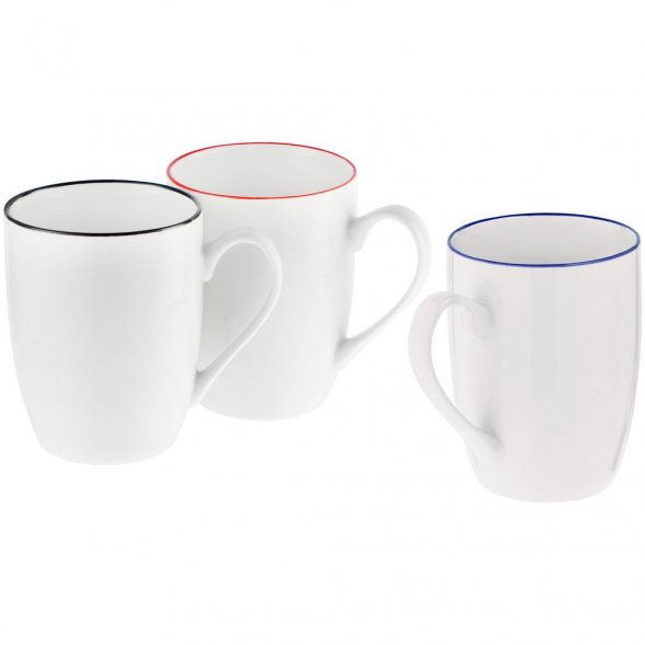 Кружка Simmy, белая с синим 