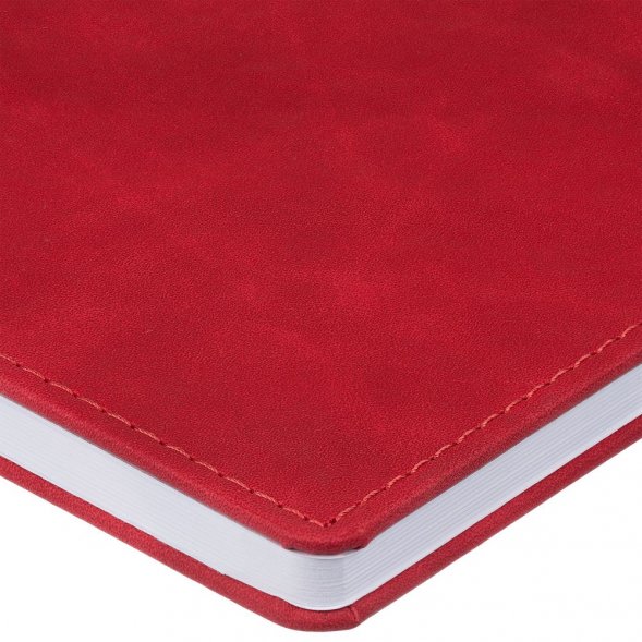 Блокнот Urban, в линейку, красный 