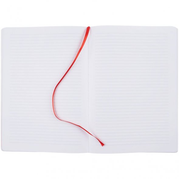 Блокнот Urban, в линейку, красный 