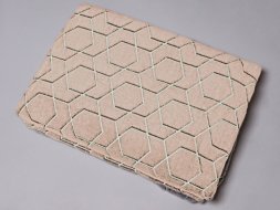 Светящийся в темноте плед Lattice бежевый
