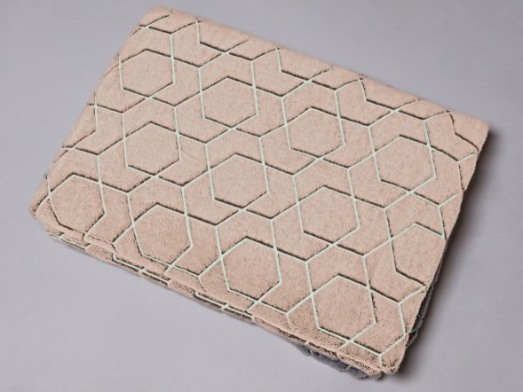 Светящийся в темноте плед Lattice бежевый 