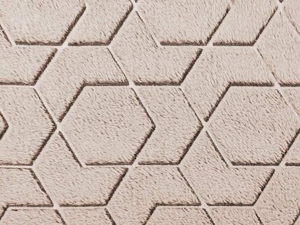 Светящийся в темноте плед Lattice бежевый 