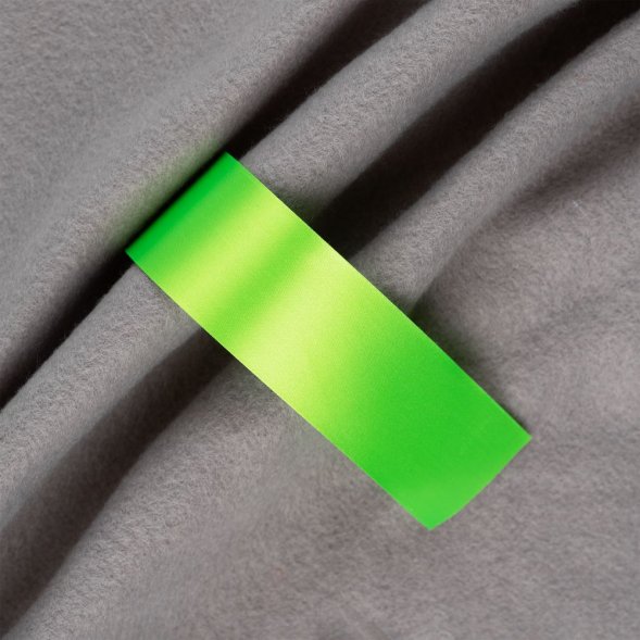 Лента сатиновая Satin 35 L, зеленый неон, 120 см 