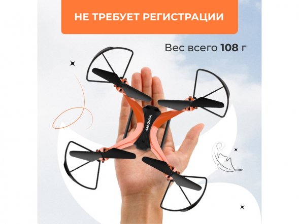 Радиоуправляемый квадрокоптер HIPER WIND FPV 