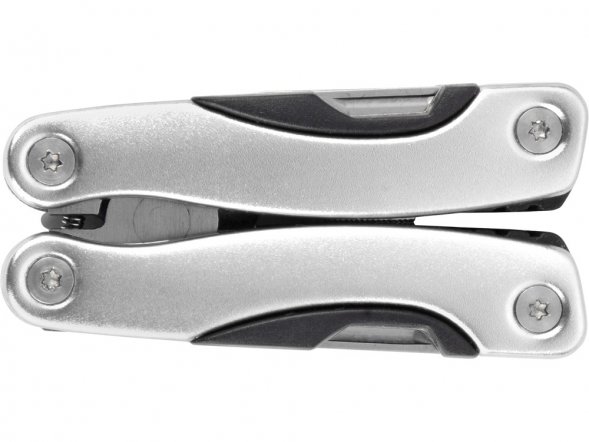 Подарочный набор Путешественник с флягой и мультитулом, серый 