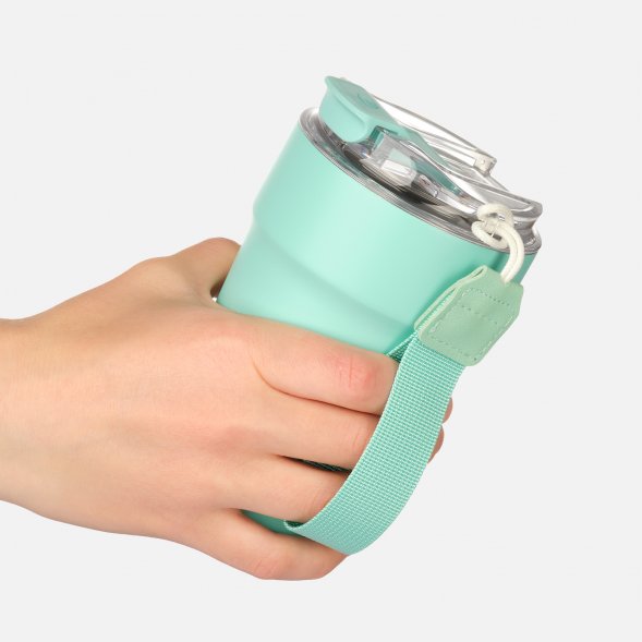 Термокружка вакуумная Monaco, аква 