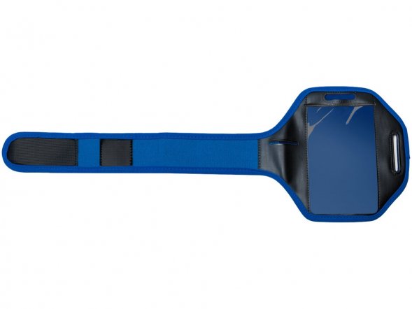 Наручный чехол Gofax для смартфонов с сенсорным экраном, ярко-синий/черный 