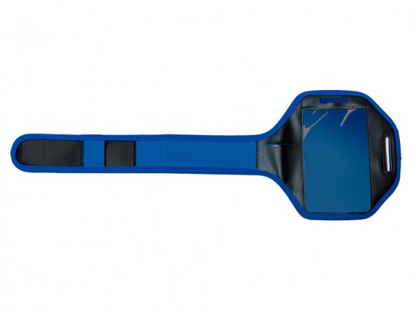 Наручный чехол Gofax для смартфонов с сенсорным экраном, ярко-синий/черный 