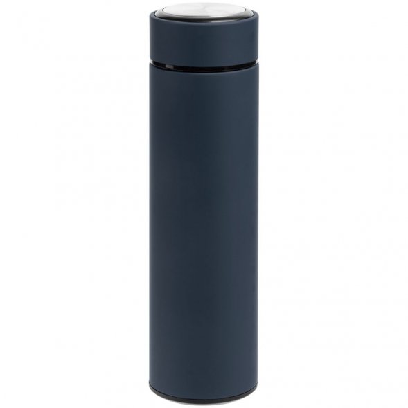 Термос с ситечком Percola, темно-синий 