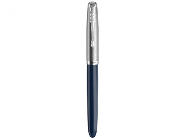 Перьевая ручка Parker 51 CORE MIDNIGHT BLUE CT, перо: F, цвет чернил: black, в подарочной упаковке. 