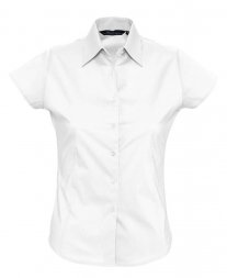 Рубашка женская с коротким рукавом Excess, белая