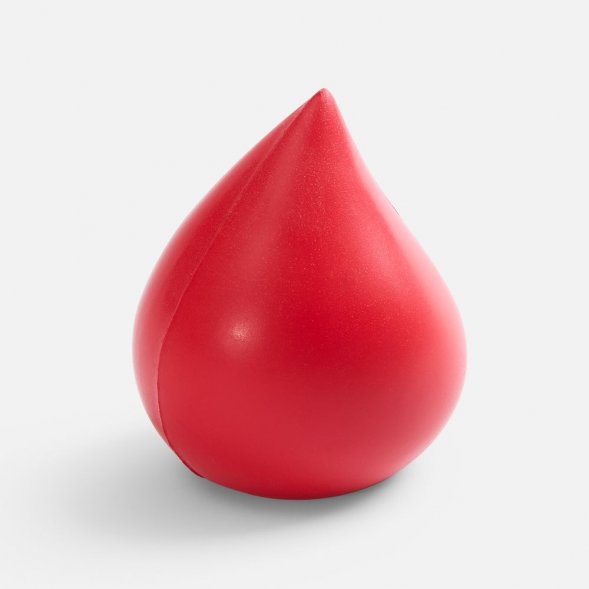 Антистресс «Капля», красный 