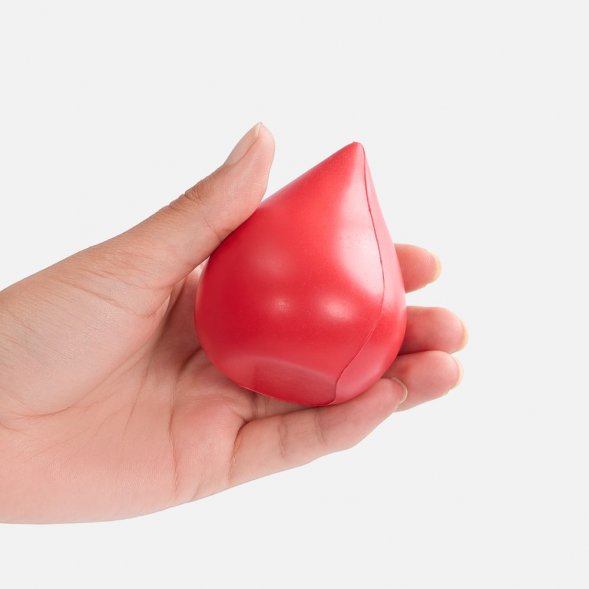 Антистресс «Капля», красный 
