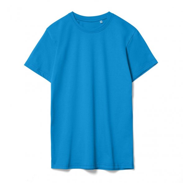 Футболка унисекс T-Bolka 160, бирюзовая 