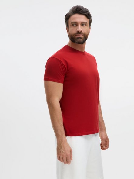 Футболка Imperial 190, вишнево-красная 