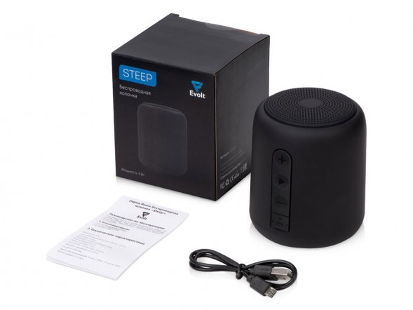 Портативная колонка TWS Steep, черный 