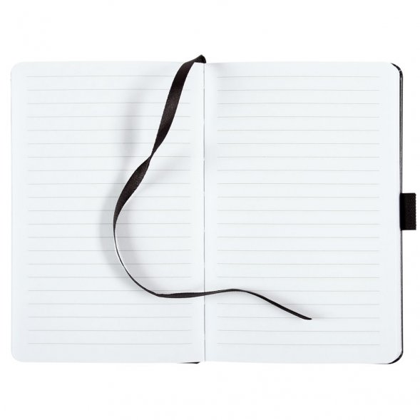 Блокнот Freenote Mini, в линейку, черный 