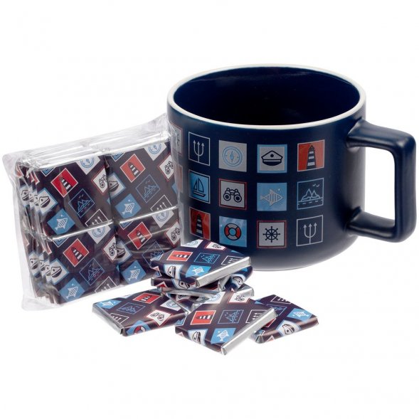 Набор c горьким шоколадом Industry, морская 