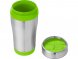 Термостакан Elwood c изоляцией, серебристый/лайм 