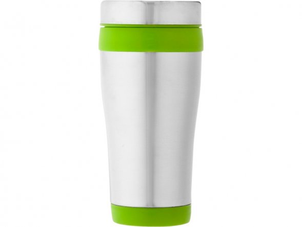 Термостакан Elwood c изоляцией, серебристый/лайм 