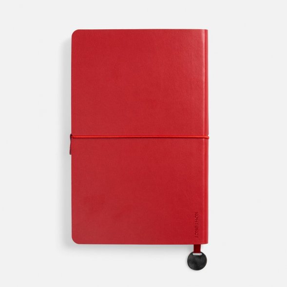 Ежедневник Waltz, недатированный, красный 