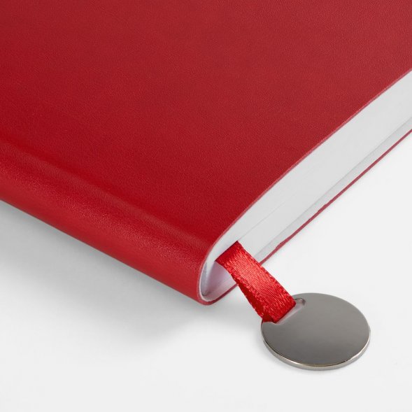 Ежедневник Waltz, недатированный, красный 