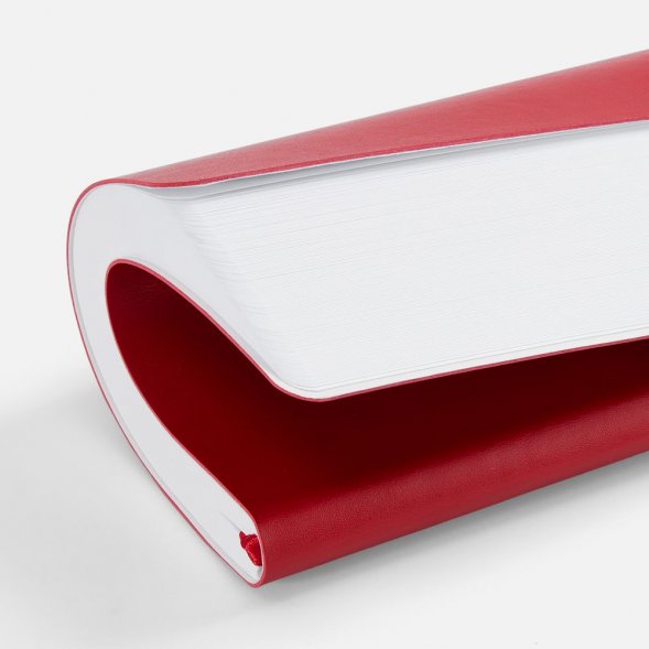 Ежедневник Waltz, недатированный, красный 