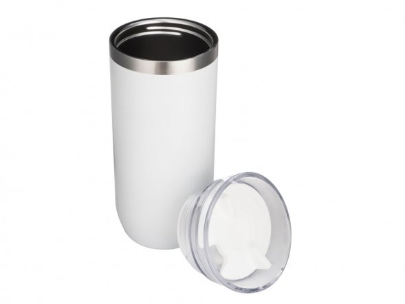 Вакуумный термостакан Volcano, 450 мл, белый 