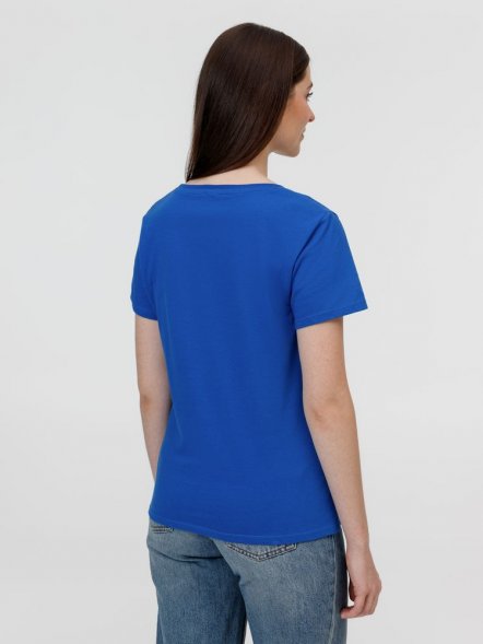 Футболка женская E150, ярко-синяя 
