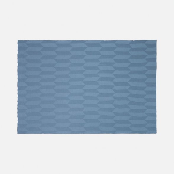 Плед Rombus, синий (дымчатый) 