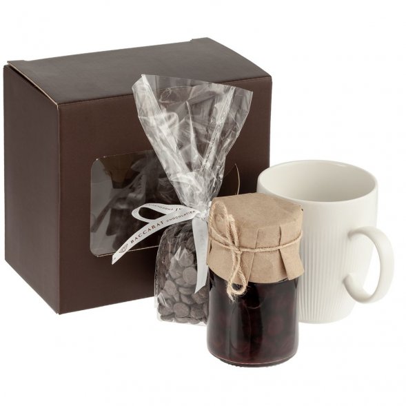 Коробка с окном Gifthouse, коричневая 