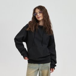 Худи релакс унисекс ADVENTURE, черный, размер XL/2XL