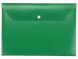 Папка-конверт А4 с кнопкой, зеленый 