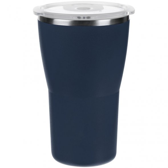 Термостакан Sapporo без логотипа, темно-синий 