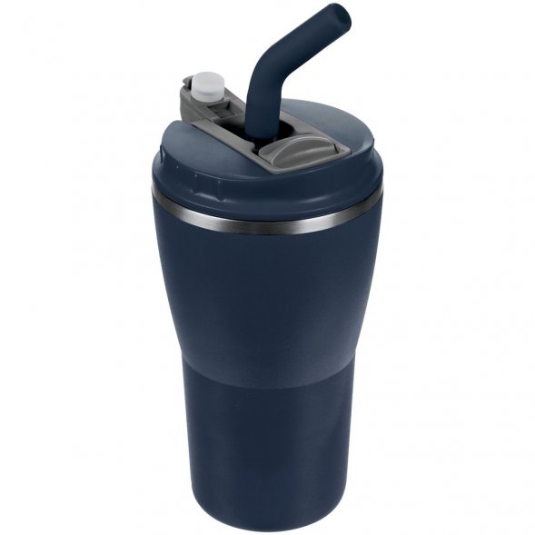 Термостакан Sapporo без логотипа, темно-синий 